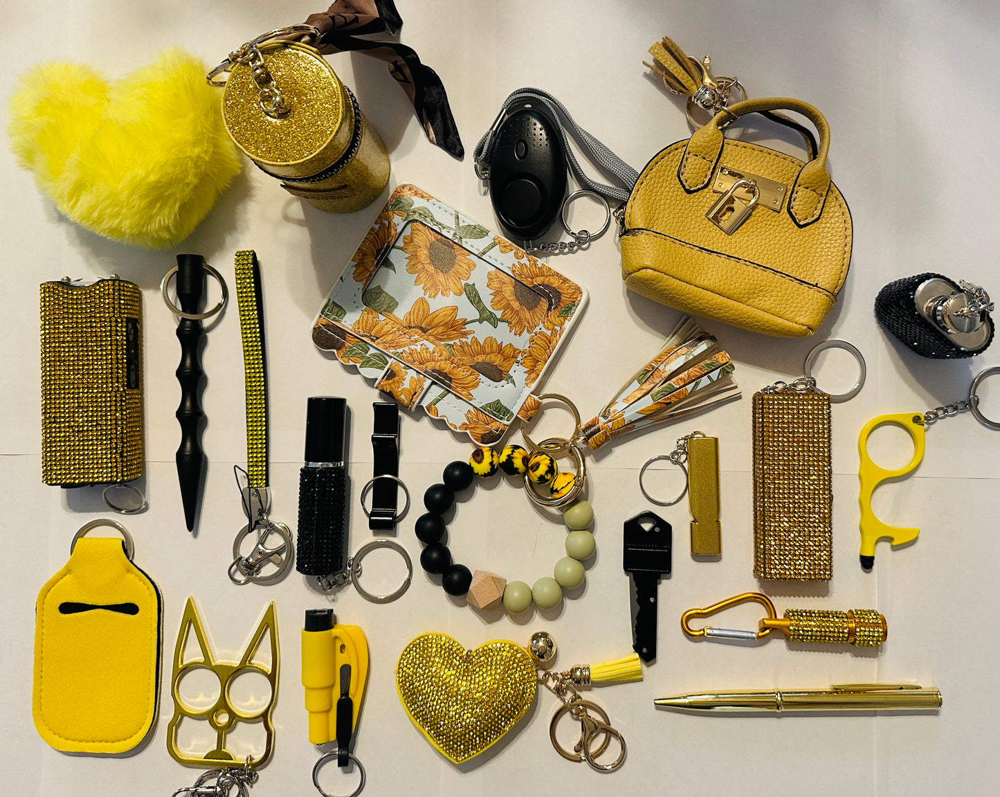 21 Pcs Self Defense Keychain